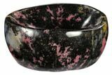 Polished Rhodonite Bowl - Madagascar #117973-2